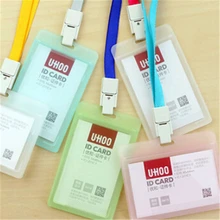 Низкая цена ID кошелек с отделами для карт для сотрудников с шнурком