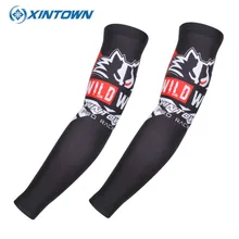 XINTOWN, анти-УФ, компрессионные, для горного велосипеда, для велосипедного бейсбола, с рукавом, мужские, для велоспорта, нарукавники для рыбалки, пешего туризма, бега, вождения