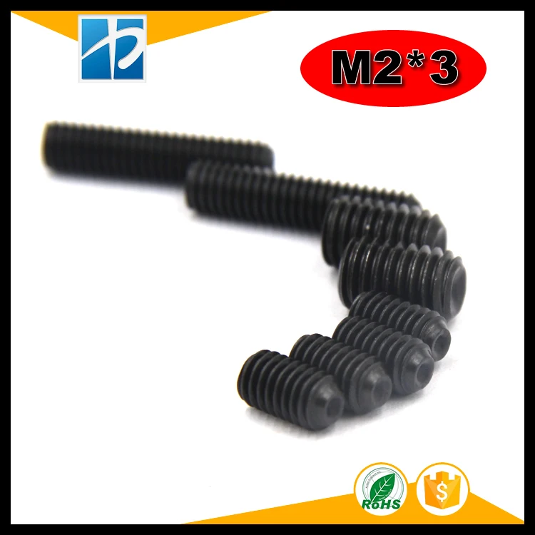 

M2*3 Grade 12.9 high tensile cup point set screw/grub screw