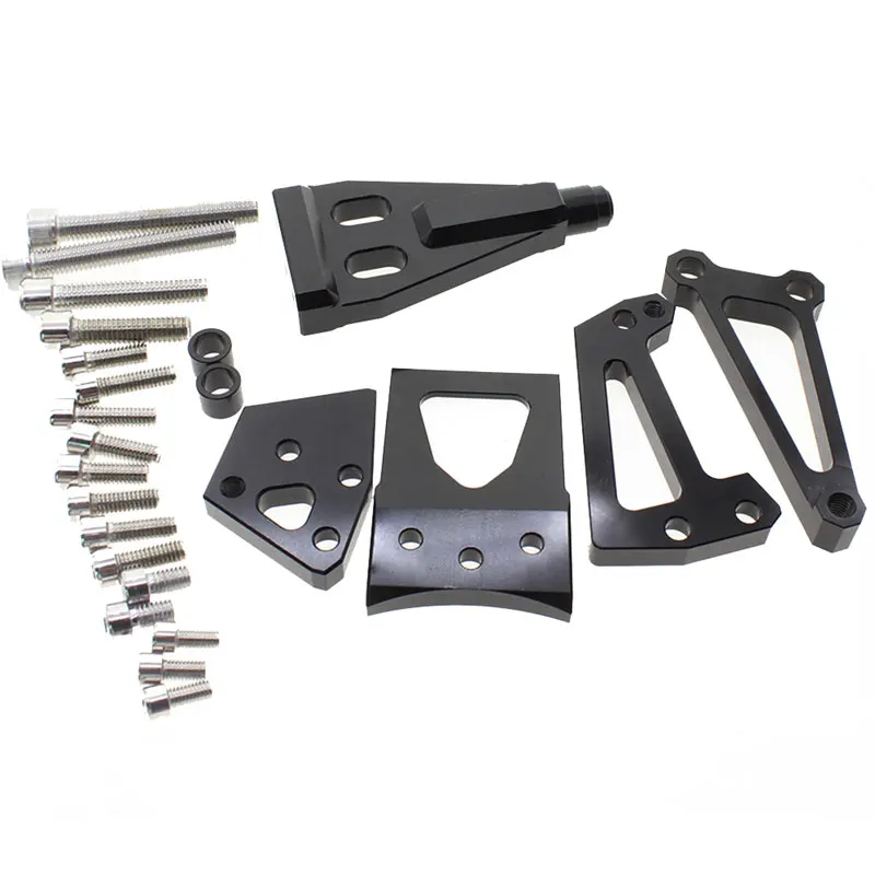 

FX Motorcycle Adjustable Steering Stabilize Damper Bracket Mount kit For Kawasaki ER-6N ER6N 2009-2011 NINJA 400 2009 2010 2011