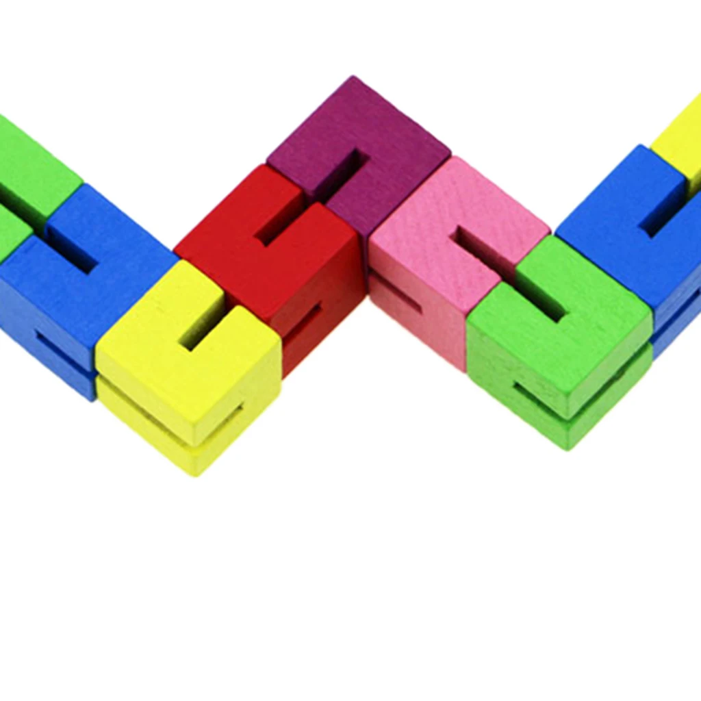 Wooden Fidget Puzzle Fine Motor Skill Sensory Toy Special Need Stress Relief