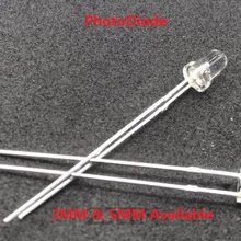 20 шт. 3 мм фотодиодный Фоточувствительный диод фотодатчики фото светодиодный 5 мм F3 F5