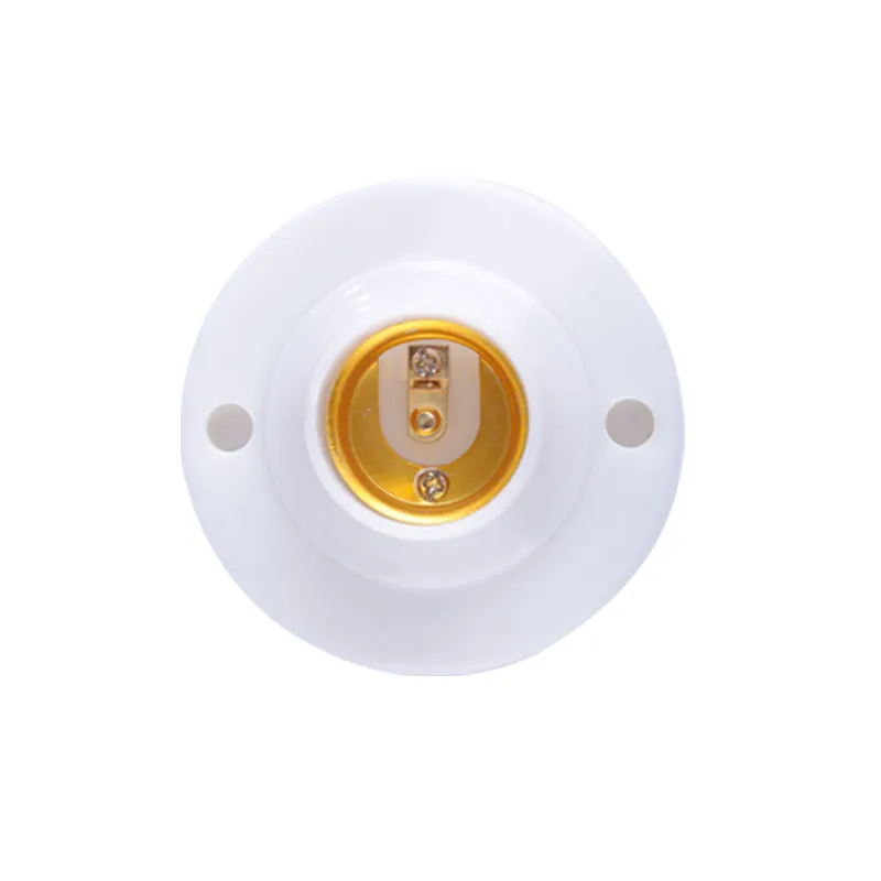 

E27 Socket Lamp Holder Square Round Bulb Lamp Base Fitting e27 Converter Light Bulb Adapter for Home Lighting Exhibition