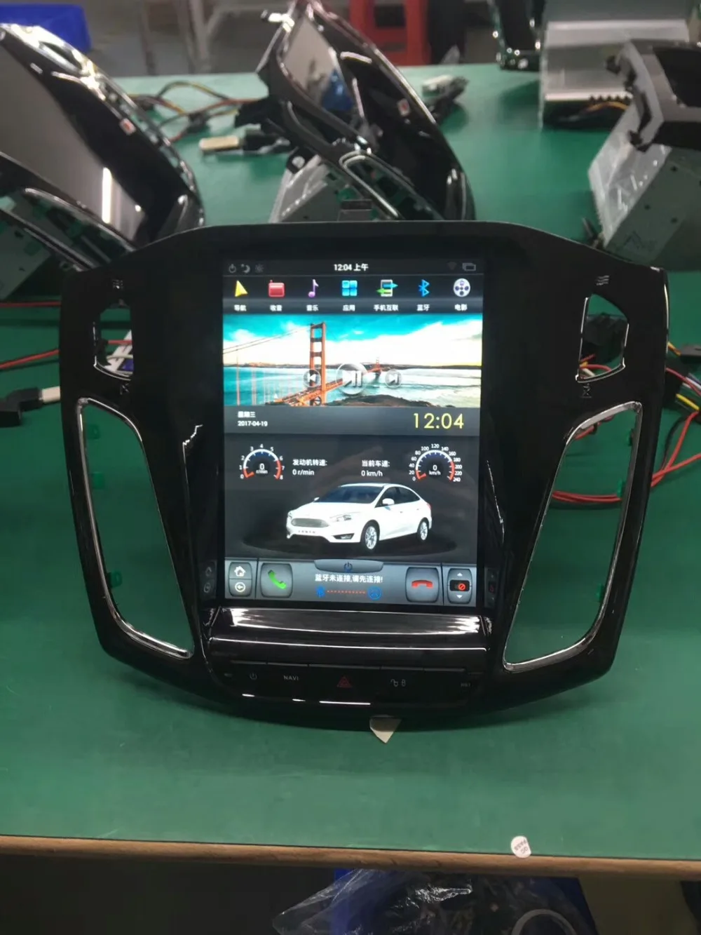 

10.4'' Tesla Style Android 8.1 Car DVD GPS Navigation Radio Player for Ford FOR Focus 2012 2013 2014 2015 PX6 CARPLAY STEREO