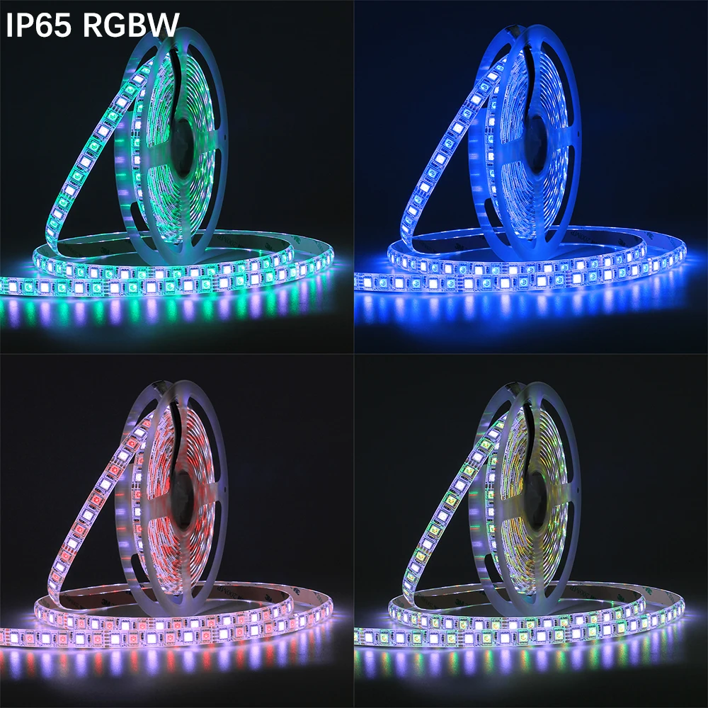 Светодиодная лента 5 м 12 в пост. Тока 5050 SMD RGB RGBW RGBWW 96 светодиодов/м белый теплый 120