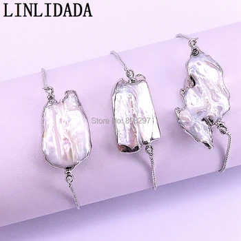 

8Pcs High Quality Fashion Irregular Nature Pearl Charm Bracelet For Women