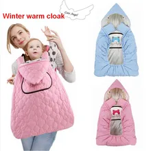 Детская переноска и слинг ветрозащитный плащ теплая накидка коляска крышка ветер Дождь Снег доказательство с бархатной подкладкой одеяло уличная обертка