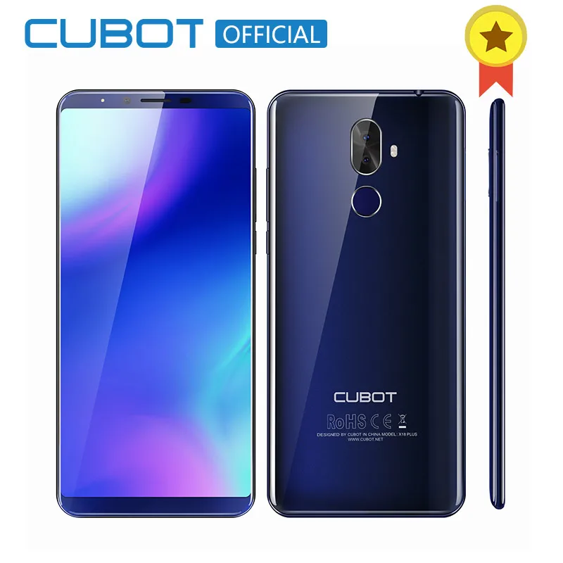 Cubot X18 Plus 18 9 5 99 4GB 64GB 2160 1080 Android 8 0 MT6750T Octa