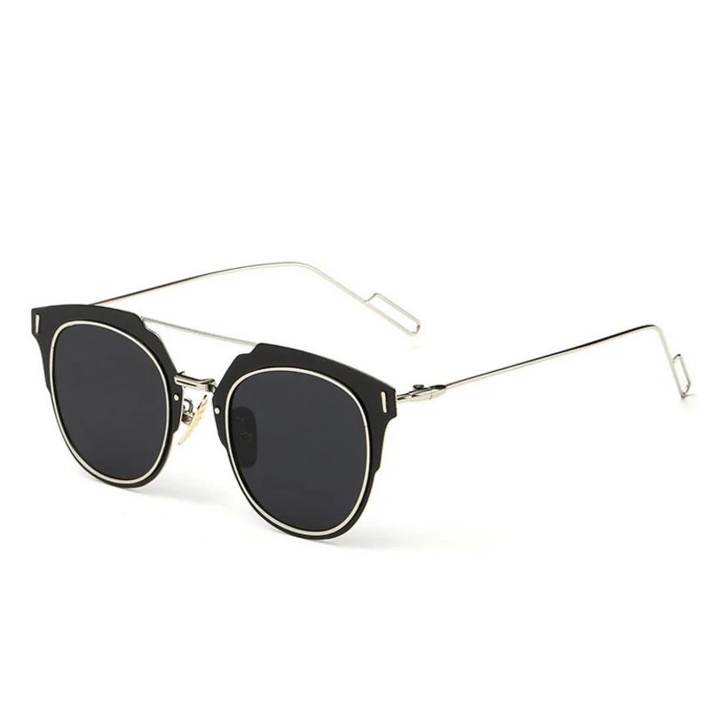 Dokly поляризационные Серебристые зеркальные линзы солнцезащитные очки Джастин Бибер носить композитные UV 400 Винтажные Солнцезащитные очки Oculos De Gafas - Цвет линз: black sliver