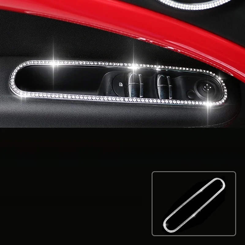 

Interior Durable Modified Automobile Auto Chromium Decorative Sticker Strip Accessory Modification Mouldings 18 19 FOR MINI R61