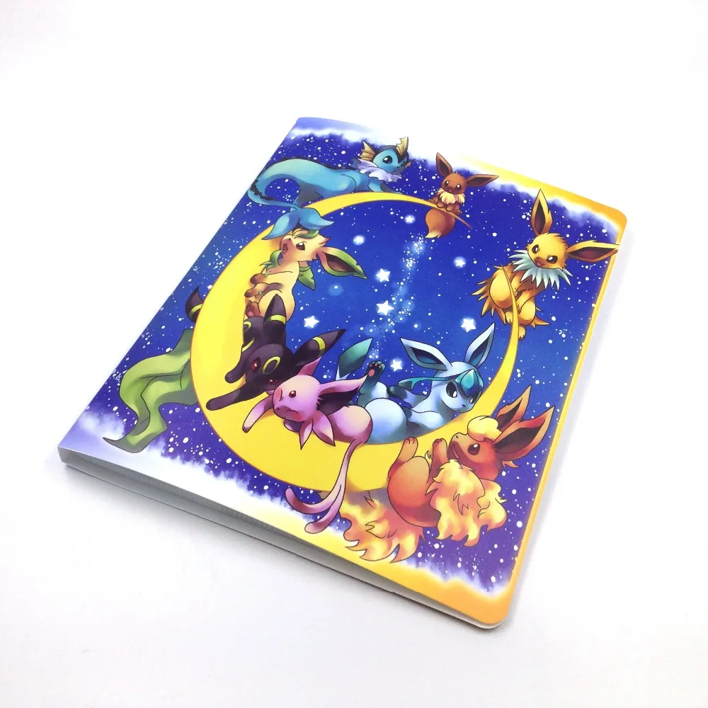 2 карты большой емкости альбом книга для покемон Топ загруженный список игральные карты держатель Альбом игрушечный Покемон для 324 карт подарок