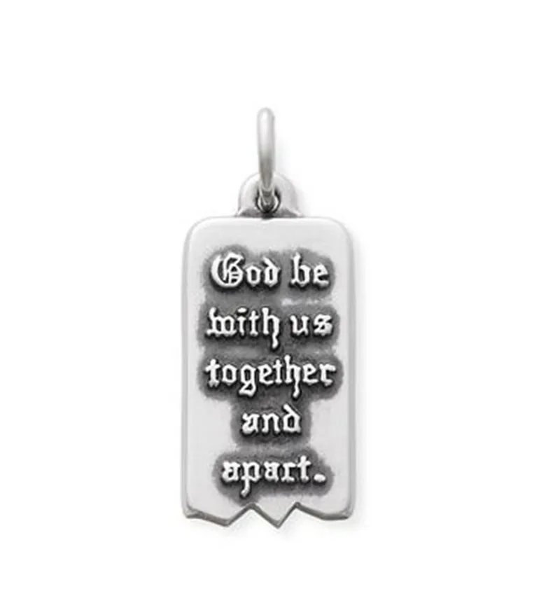 

God be with us together and apart, Mizpah Charm