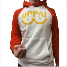 One Punch Man герой Сайтама Толстовка Oppai Косплэй костюм куртки кофты Для мужчин Для женщин Повседневная куртка с капюшоном