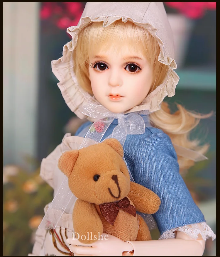 BJD куклы Dollshe Rosa Classic 1/4 6 г довольно невинная высокое качество девушка из смолы игрушки лучший подарок DS Oueneifs