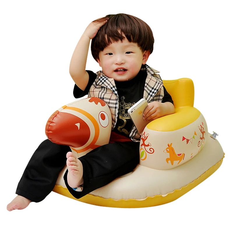 Прекрасный мультфильм животных в форме многофункциональный стул ребенка Портативный пористый диван младенцев исследование стул мягкий