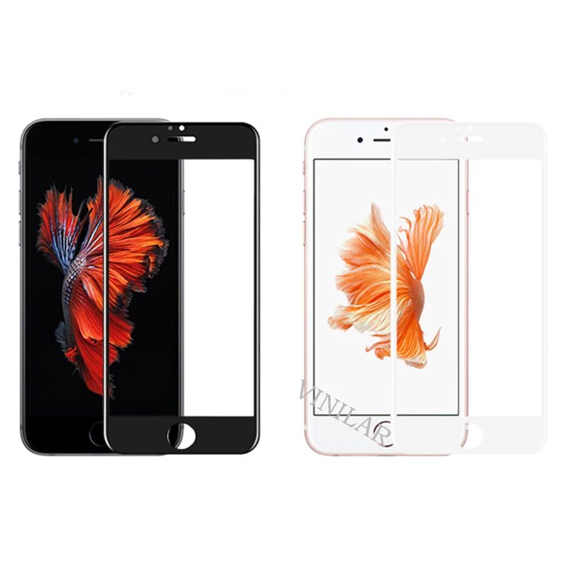 Защитная 3D пленка из углеродного волокна для iphone 6s Защитное стекло 8 plus 6 7