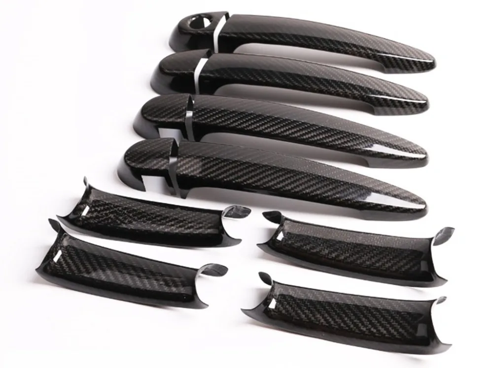 

New Carbon Fiber Handle Covers 12PCS Compatible With BMW 4 Series Sedan F36 2013-2018 420i 428i 435i 440i