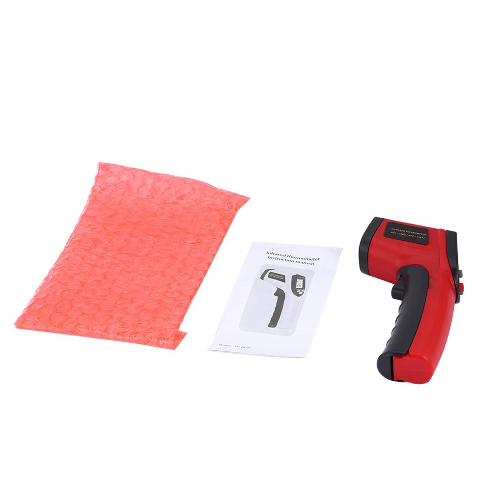 Digital Infrared Thermometer Non-Contact Temperature Meter Pyrometer IR Laser Point Gun-50~380 Celsius