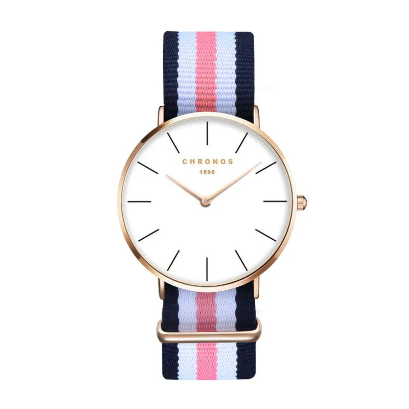 CHRONOS часы для мужчин модные часы унисекс кварцевые наручные часы для мужчин s розовое золото мужские часы Relogio Masculino - Цвет: CH 0209