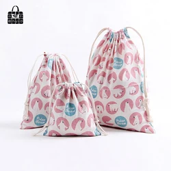 1 pcs Pink polar bear 100% Cotton Bunch Pocket Travel Accessories Clothing Toys Storage Bag Organizers Bag Multi-Function Bag 1 pcs Pink polar bear 100% Cotton Bunch Pocket Travel Accessories Clothing Toys Storage Bag Organizers Bag Multi-Function Bag