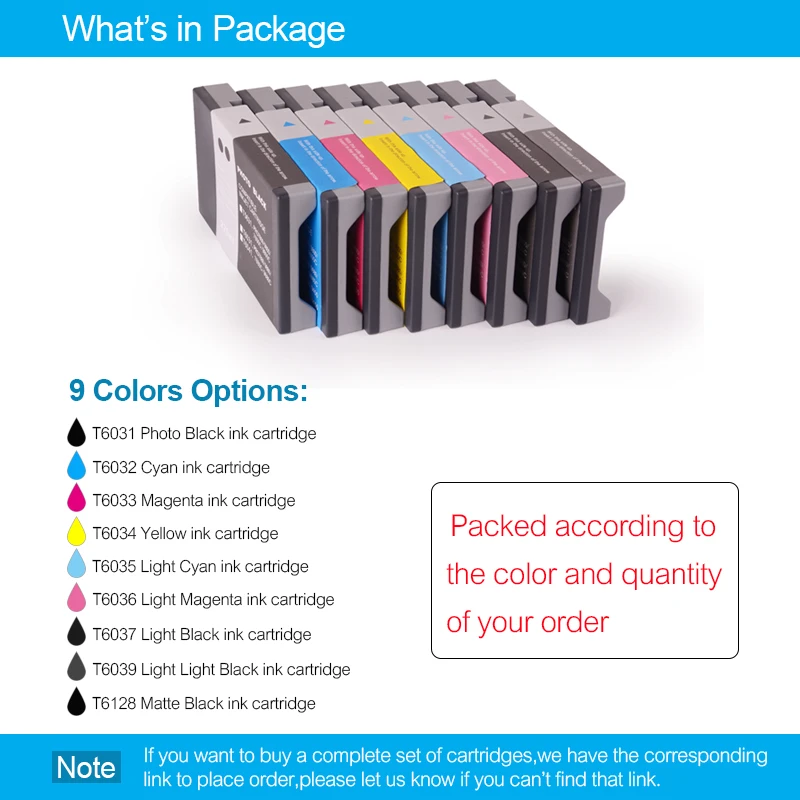 Совместимый чернильный картридж для Epson Stylus Pro 7880 9880|Чернильные картриджи| |