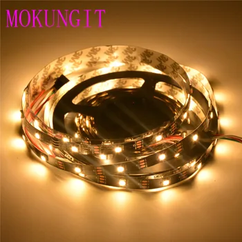 

10X 5M SK6812 (similar with WS2812B) RGBW (RGB+Warm White/Cool White) 4 in 1 Chip 30leds/Pixel/m 5050 SMD LED Strip IP30/65/67