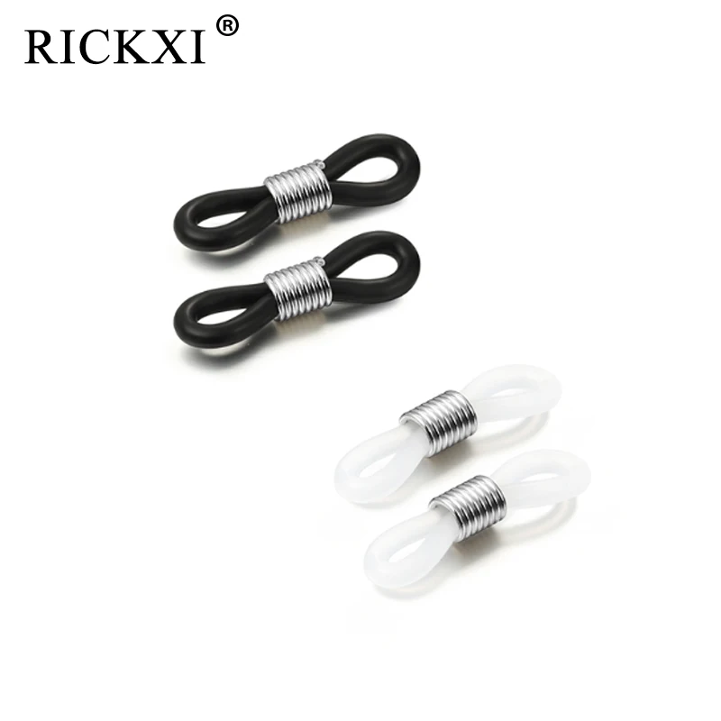

20PCS/LOT Ear Hook Accessories Glasses Chain Antiskid Rubber Ring Rubber Ring Strap Eyelets For Silicone Glasses Band Rope