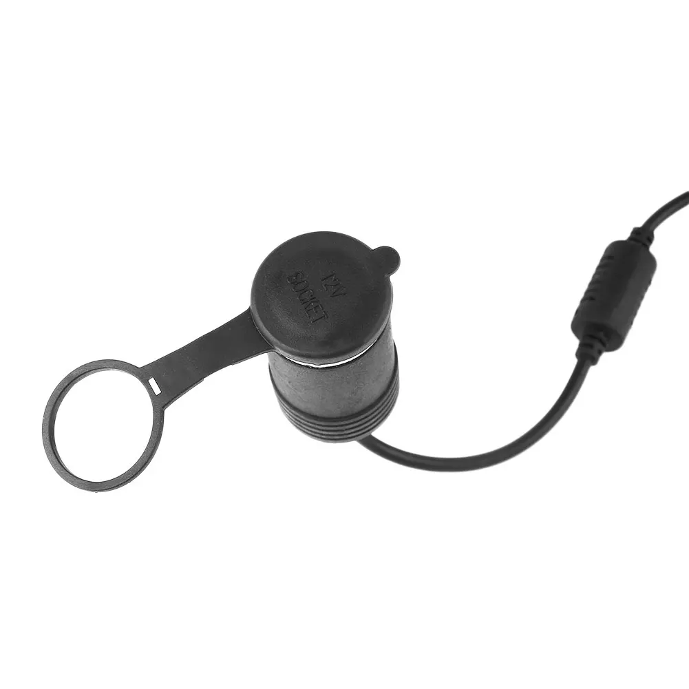 

Vehemo Motorcycle Waterproof Cap Cigarette Lighter Socket Plug Outlet Accesories