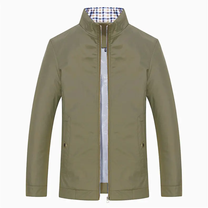 4XL Autumn Jacket Men Stand Collar Spring Business Male Jackets Coat Man jacket Plus Size Brands Shopping Week Clothing DropShip 09
