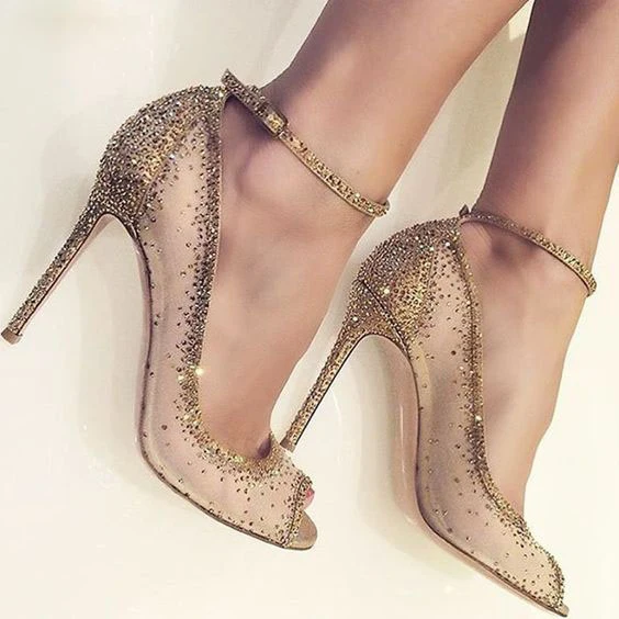 open pumps shoes