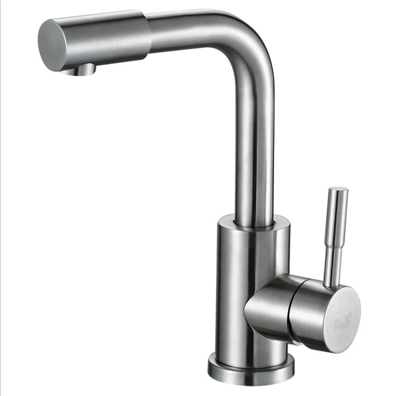 MTTUZK High quality 304 stainless steel brushed folding kitchen faucet 360 degree rotating vegetable bowl faucet