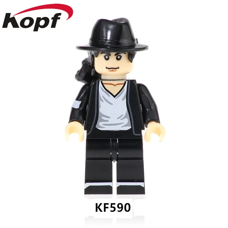 

Building Blocks Single Sale Models Plastic Famous Singer Action Series Figures Bricks Best Toys For Children KF590