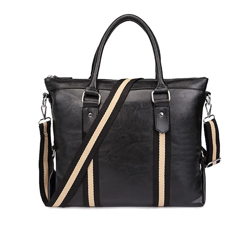 New 2017 Men Casual Briefcase Business PU Leather Shoulder Bag Men Messenger Bags Computer Laptop Handbag Bag Men's Travel Bags 2016 men casual briefcase business shoulder bag leather messenger bags computer laptop handbag bag men s travel bags two colors