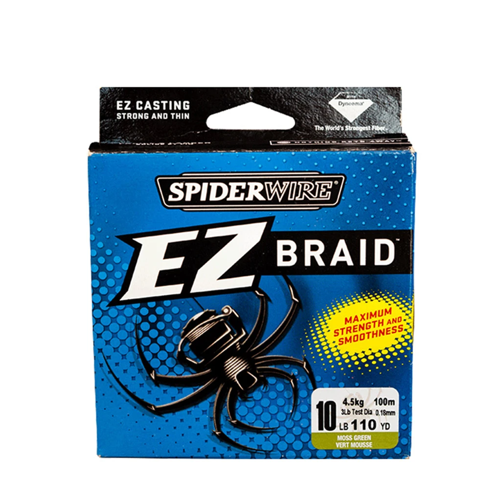Spiderwire Ez編み込みマイクロファイバー釣りライン滑らかな編組釣りライン用カワカマスと麝香湖海釣り10 15 30ポンド 釣り糸 Aliexpress