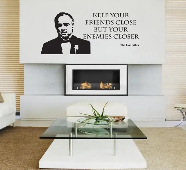 3d poster the godfather film movie wall sticker decal vinyl wall art