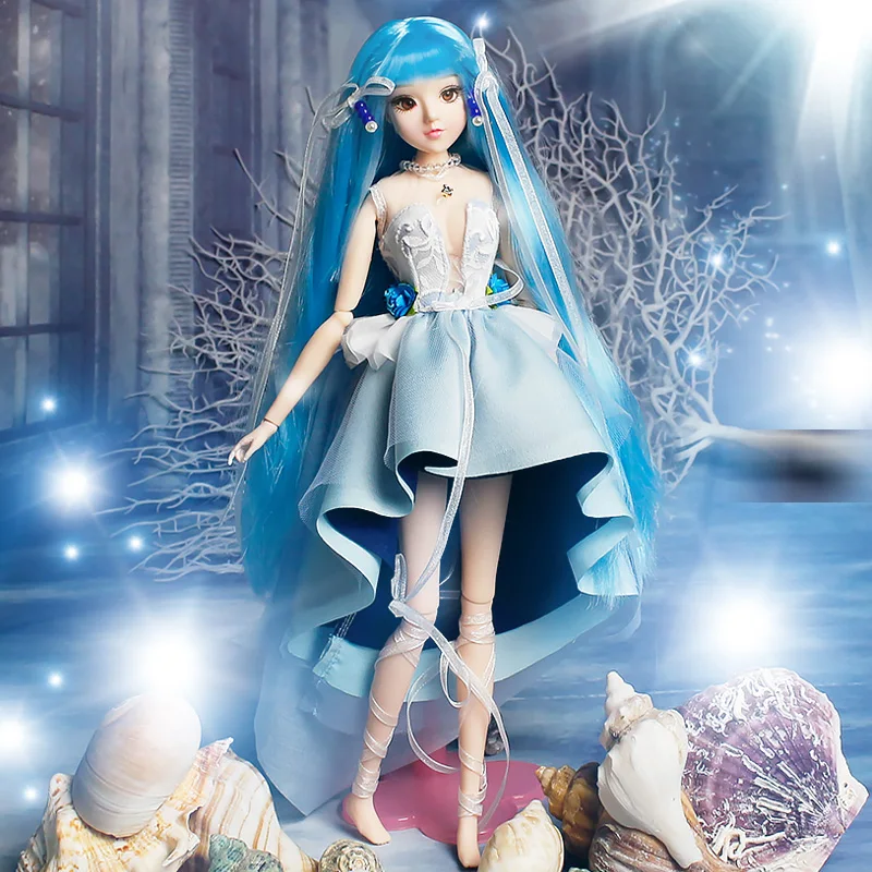 barbie doll blue hair