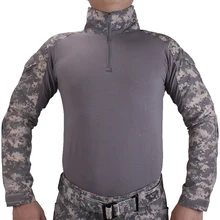 Тактические BDU ACU рубашки военные действия Камуфляж Футболка Военная ролевая игра ghillie Костюмы