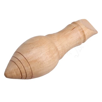 

Yibuy 10.5x4cm Solid Wood Cuckoo Whistle Long Type for Children Musical Toy