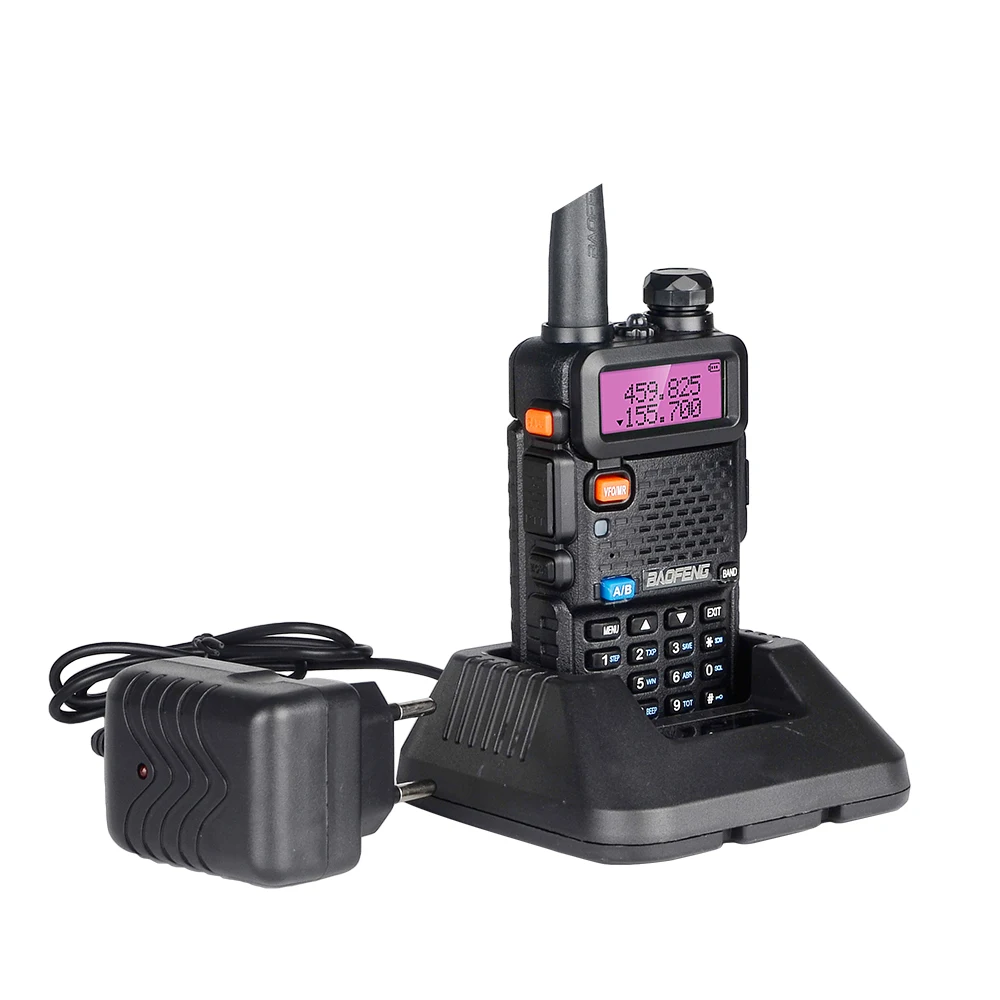 Рация Baofeng UV 5R 100% оригинал портативная рация VHF UHF двухсторонняя приемопередатчик