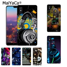 MaiYaCa música de DJ de dibujo de color cubierta de teléfono de TPU suave para xiaomi mi 8se 6 note3 redmi 5 5plus Nota 5 caso coque