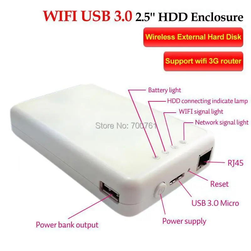 Online Buy Wholesale hard disk wifi from China hard disk