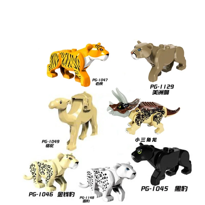 23pcs/pack building blocks Jurassic dinosaur figures with box Compatible with legoe toys building blocks star wars for child