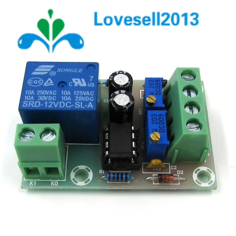 XH-M601 Battery Charging Control Board 12V Intelligent Charger Power Supply Module Panel Automatic Charging/Stop Switch | Электроника