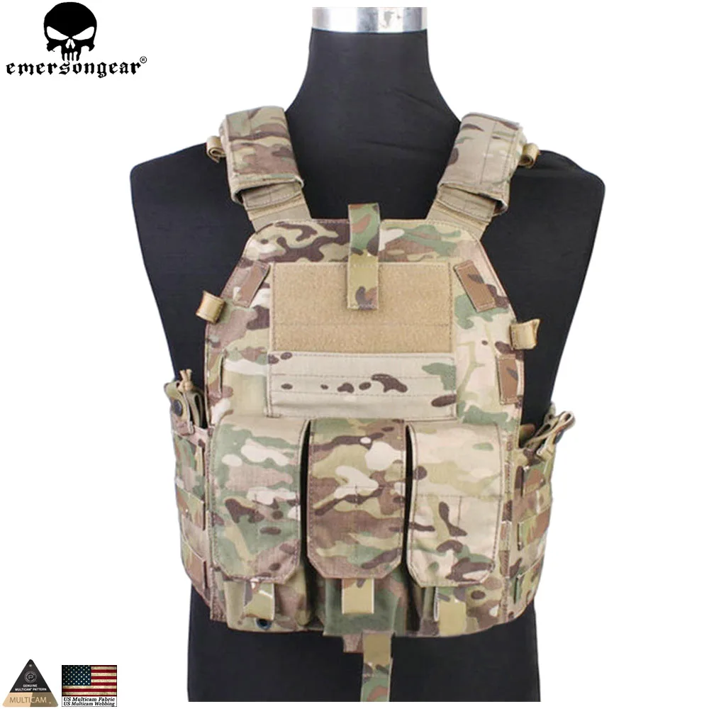 EMERSONGEAR Тактический модульный жилет с страйкбольным корпусом 094K M4 Mag Pouch Combat CS