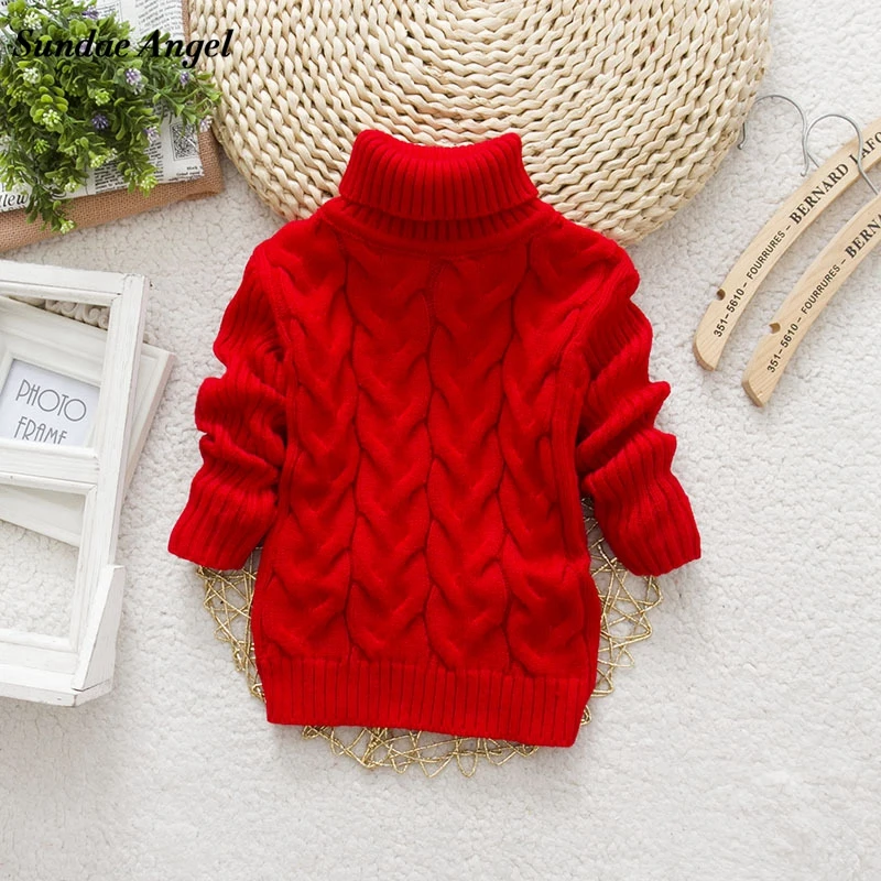 Свитер с длинным рукавом для маленьких девочек и мальчиков|boys turtleneck sweater|girls