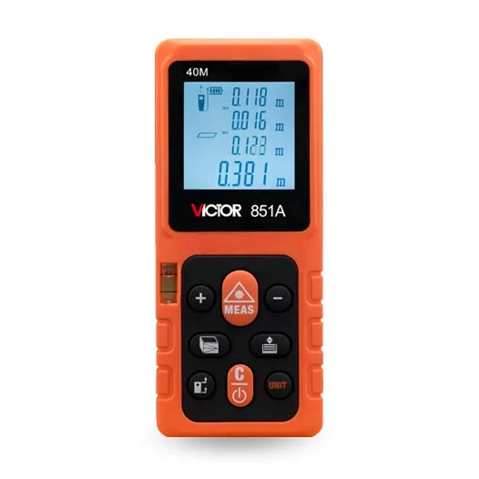 

Professional Victor 851A DIGITAL Paint laser distance meter measure tape laser Max range 40m