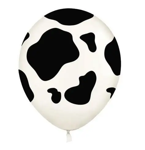 

100pcs 12inch Cow printed balloon latex balloon Globos Cow Print Balloons Latex Farm Animal Birthday Party Decoration Supplies