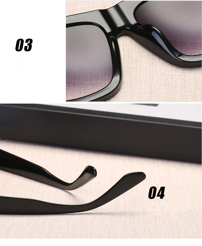 Роскошные брендовые дизайнерские хип-хоп солнцезащитные очки wo мужские UV400 Мужские негабаритные Квадратные Солнцезащитные очки с полной оправой элегантные плоские с заклепками