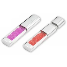 Real Capacity Jewelry Crystal Diamond Memory Stick Usb Flash Drive 64GB 32GB 16GB 2.0 Mini Usb 128GB Pendrive 512GB Girl Gift