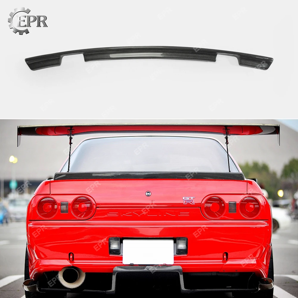 Для Nissan Skyline R34 GTR углеродное волокно NI задний спойлер Комплект кузова тюнинг